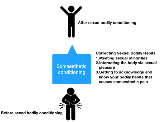 Three different ways improving somaesthetic habits